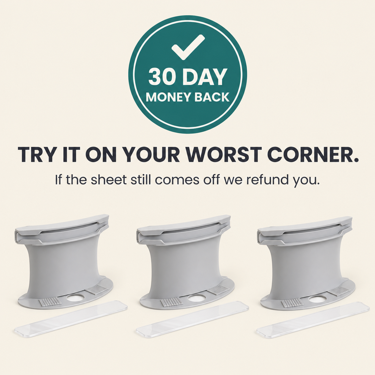 BedAnchor 30 day money back guarantee